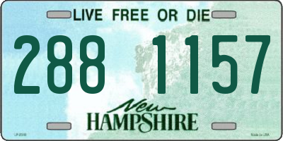 NH license plate 2881157