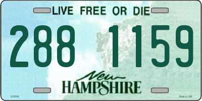 NH license plate 2881159