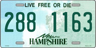 NH license plate 2881163
