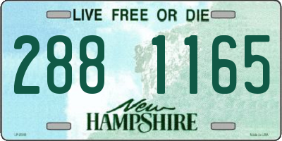 NH license plate 2881165