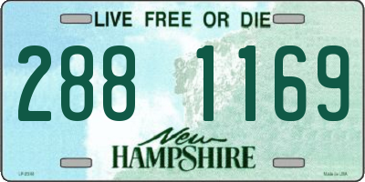 NH license plate 2881169