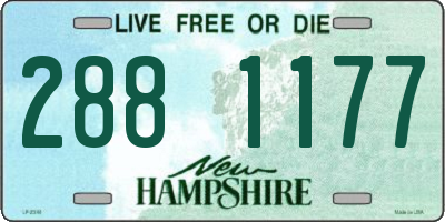 NH license plate 2881177