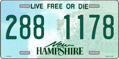 NH license plate 2881178