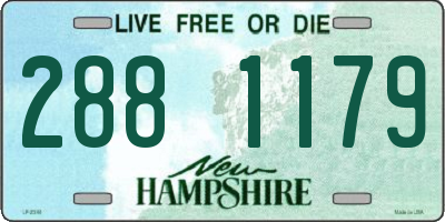 NH license plate 2881179
