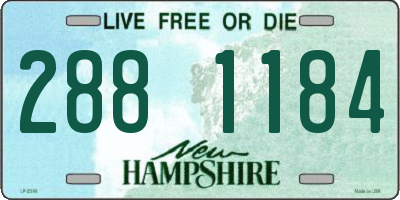 NH license plate 2881184