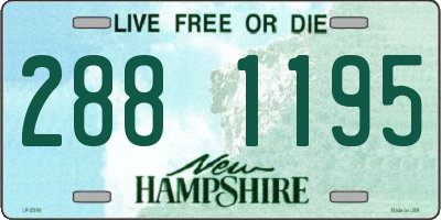NH license plate 2881195