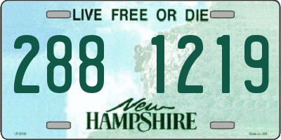 NH license plate 2881219