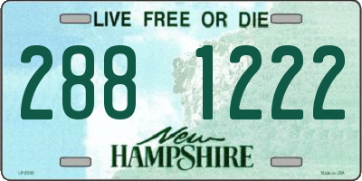 NH license plate 2881222