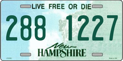NH license plate 2881227