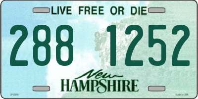NH license plate 2881252