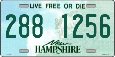 NH license plate 2881256
