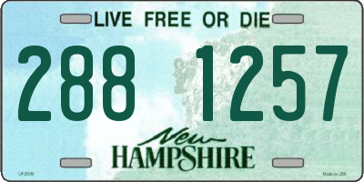 NH license plate 2881257