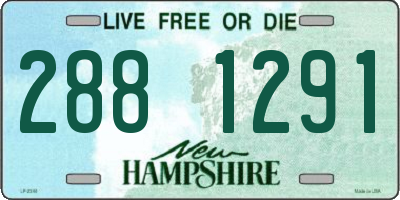 NH license plate 2881291