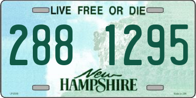 NH license plate 2881295