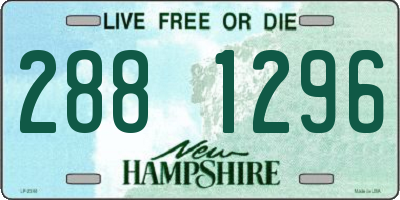 NH license plate 2881296