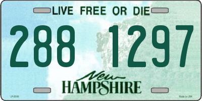 NH license plate 2881297