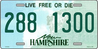 NH license plate 2881300
