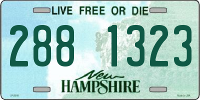 NH license plate 2881323