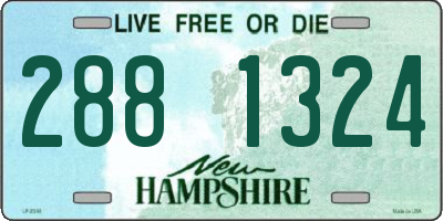 NH license plate 2881324