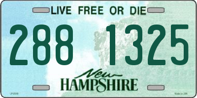 NH license plate 2881325
