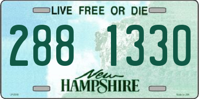 NH license plate 2881330