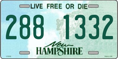 NH license plate 2881332
