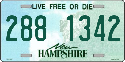 NH license plate 2881342