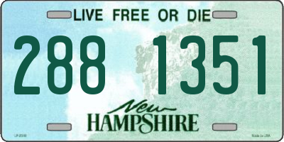 NH license plate 2881351