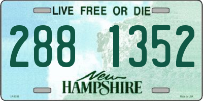 NH license plate 2881352