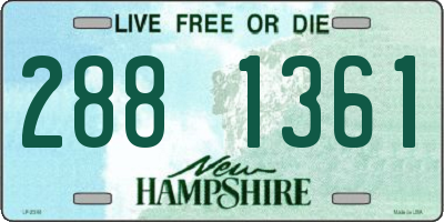 NH license plate 2881361