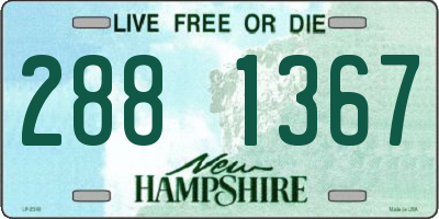 NH license plate 2881367