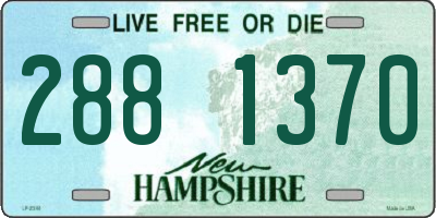 NH license plate 2881370