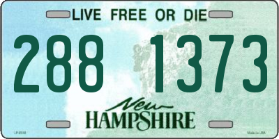 NH license plate 2881373