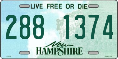 NH license plate 2881374