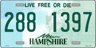 NH license plate 2881397