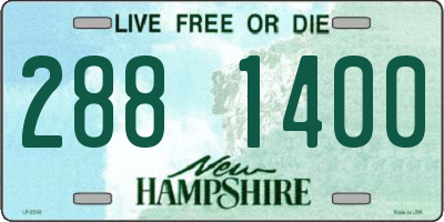 NH license plate 2881400