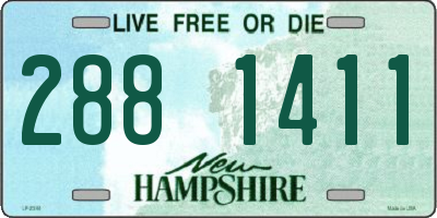 NH license plate 2881411