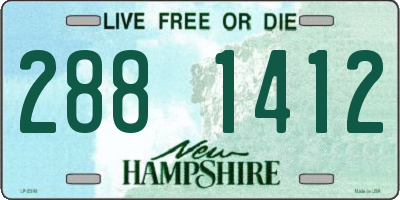 NH license plate 2881412