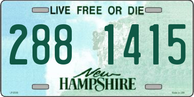 NH license plate 2881415