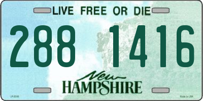 NH license plate 2881416