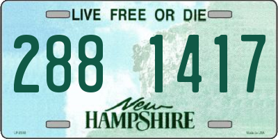 NH license plate 2881417