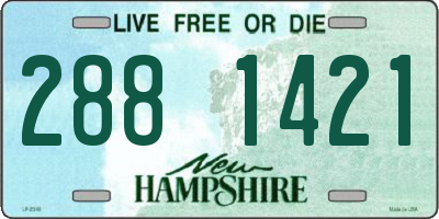 NH license plate 2881421