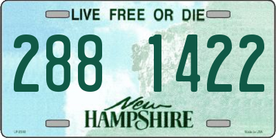 NH license plate 2881422