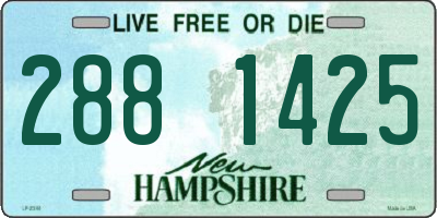 NH license plate 2881425
