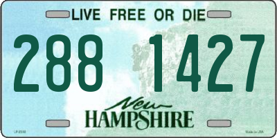 NH license plate 2881427