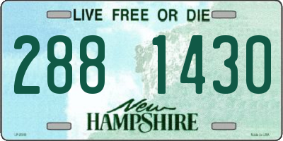 NH license plate 2881430