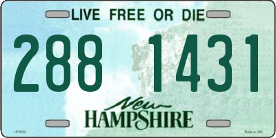 NH license plate 2881431