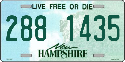 NH license plate 2881435