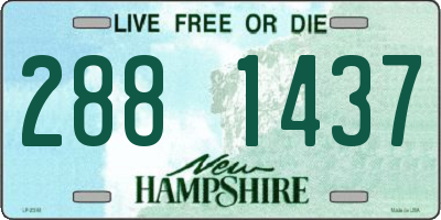 NH license plate 2881437