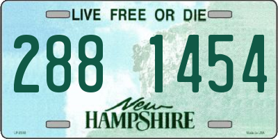 NH license plate 2881454